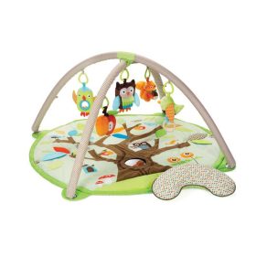   SKIP HOP Játszószőnyeg 5 játékkal, párna Treetop Friends zöld-barna 0hó+