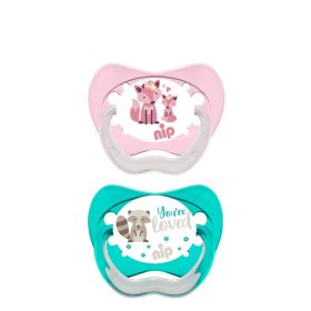 NIP Family szil jcumi 0-6 2db mosómedve-lány róka