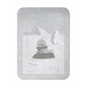 Kikkaboo takaró polár 110x140cm  fóka