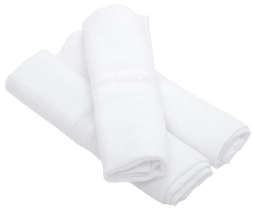 BabyBruin textil  Tetra pelenka anyagú nyálkendő és  kozmetikai nyomókendő 35*35 cm /3 db-os 