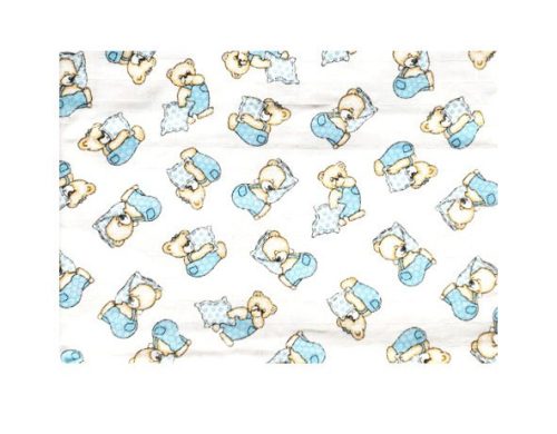 311197 BabyBruin nyomott mintás textil cseh tetra pelenka, 2db