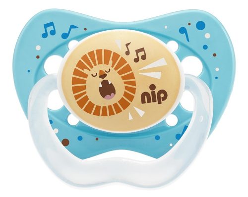 31301 NIP Life szilikon játszócumi 0-6 hónapos korig 2db-os