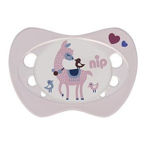   31304 NIP Újszülött szilikon játszócumi 0-2 hónapos korig 2db-os