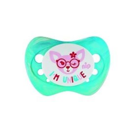 NIP Unique szilikon játszócumi 0-6 hónapos korig 2db-os