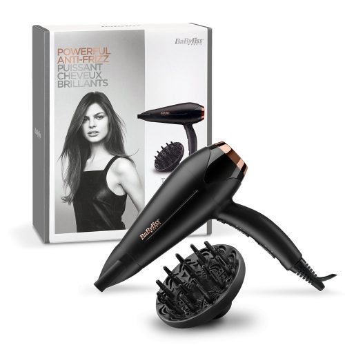 BaByliss D570DE Turbo Shine hajszárító 2200W, fekete-rose gold