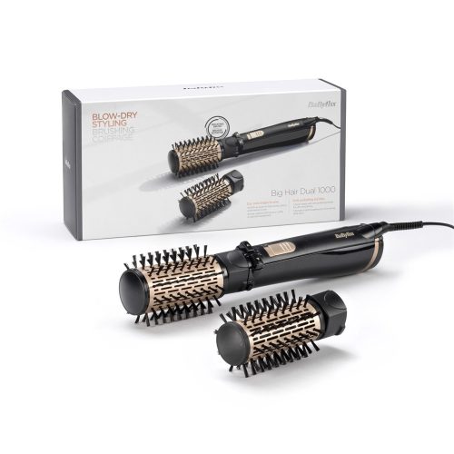 Babyliss AS962E Big Hair Dual forgókefés hajformázó, 1000W, fekete-arany