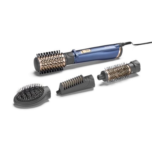 BaByliss AS965E Style Pro forgókefés hajformázó 1000W, 4 kiegészítővel, kék