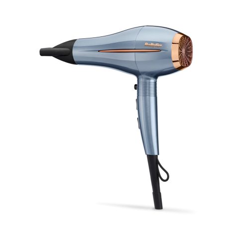 BaByliss D251PE Demin Luxe Ionos hajszárító, HTDC motor, 2200W, kék