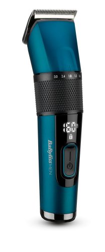 BaByliss E990E Digital Japanese Steel vezetékes/vezeték nélküli hajvágó, zöldeskék