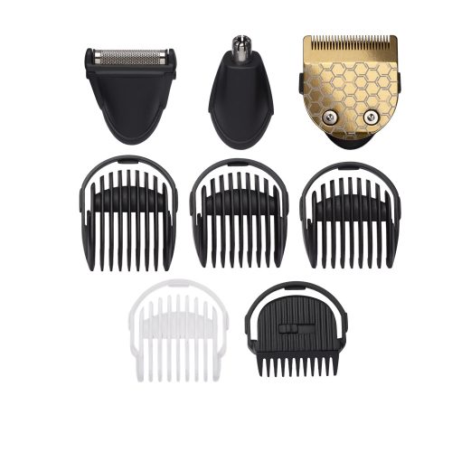 BaByliss MT726E 8az1-ben, arc- és testszőrtelenítő készlet, metálezüst