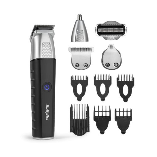 BaByliss MT812E Lithium Power 11az1-ben, arc- és testszőrtelenítő készlet, szürke