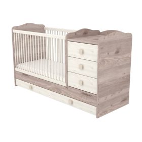 Timba kombiágy Viki 3 fiókos krém-fûz