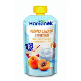 HAMÁNEK Sárgabarack és alma túróval 100 g