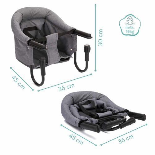 Fillikid etetõszék asztali Comfort szürke 399-07