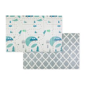   PETITE&MARS Összehajtható játszószőnyeg Campy L 130x200 cm Cars&Arabesca