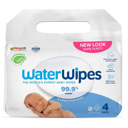WaterWipes bio baba nedves törlõkendõ 4x60 lapos
