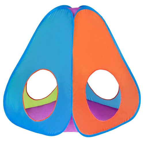 Baby Mix gyermek sátor 3az1-ben 3 részes narancs-kék