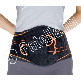 GM-B11 Medenceöv Fűzős Fekete Narancs L/Xl