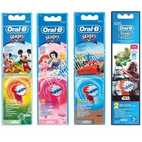Oral-B Pótkefe Elektromos Gyerek 2X
