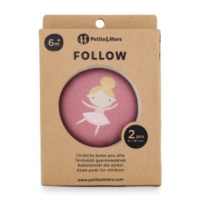   PETITE&MARS Elasztikus térdvédők kúszáshoz Follow Dusty Rose