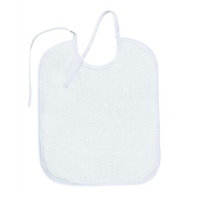 1 db-os frottír fehér előke PEVA hátfallal 