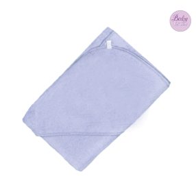 80*120 cm frottír fürdől kapucni kék