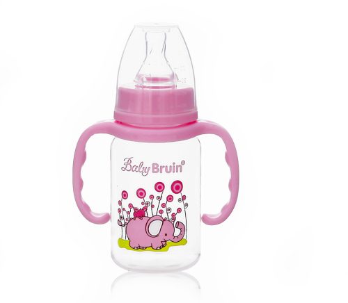 120 ml PP fogantyús cumisüveg rózsa