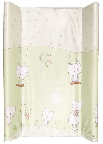 80cm Merev pelenkázó lap zöld cica