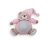 BB Plüss Maci éjszakai fénnyel 20cm rózsa