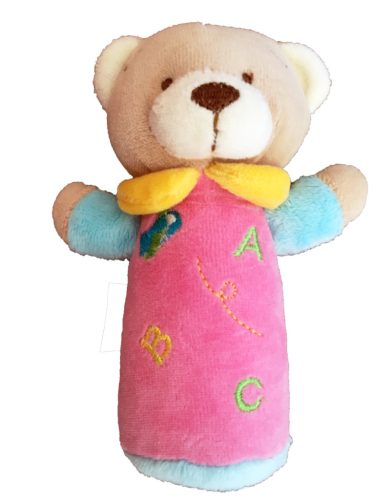 BB Marokfigura maci plüss 13cm sípoló él rózsaszín