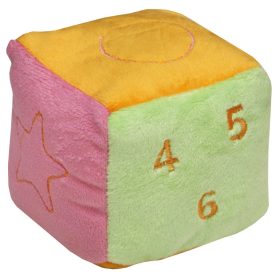  Csörgő kocka 8*8*8 cm színes