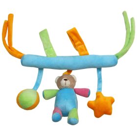 55043720 Plüss Macikás akasztó 23 cm színes