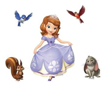 Falidekor Szofia Hercegnő és barátai 