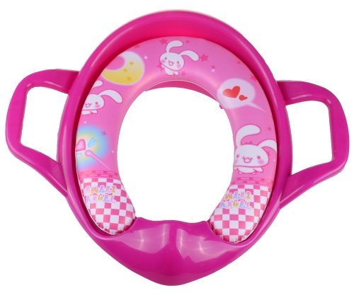 BABYBRUIN párnás WC szűkítő rózsa 