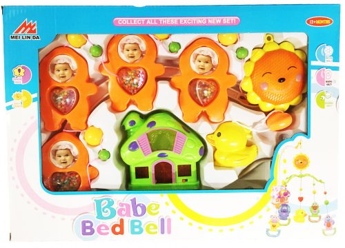 Műanyag forgó zenélő heart baby 