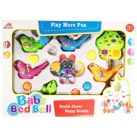 Műanyag forgó zenélő madárkák  