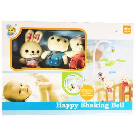 Plüss forgó zenélő állatkák maci nyuszi 