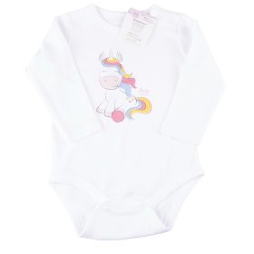   BabyBruin® MINTÁS 100% pamut kombidressz OEKO TEX minősítéssel, hosszú ujjú 74-es unikornis