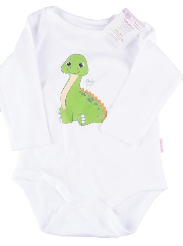 BabyBruin® MINTÁS 100% pamut kombidressz OEKO TEX minősítéssel, hosszú ujjú 86-os dinó
