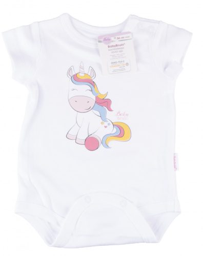 BabyBruin® MINTÁS 100% pamut kombidressz OEKO TEX minősítéssel, rövid ujjú 80-as 