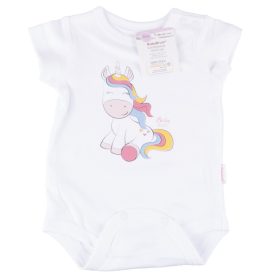   BabyBruin® MINTÁS 100% pamut kombidressz OEKO TEX minősítéssel, rövid ujjú 68-es unikornis