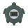 PETITE&MARS Szilikon digitális vízhőmérő Turtle Terry Misty Green 0hó+