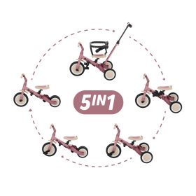 PETITE&MARS Multifunkciós tricikli 5in1 Turbo Dusty Rose