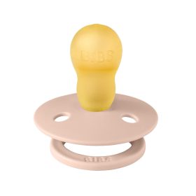   BIBS játszócumi - Colour natúr kaucsuk 18-36 hó púderrózsaszín 1 db tasakban