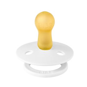   BIBS játszócumi - Colour natúr kaucsuk 6-18 hó hófehér 1 db tasakban