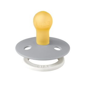   BIBS játszócumi - Colour natúr kaucsuk éjszakai 0-6 hó delfin 1 db tasakban