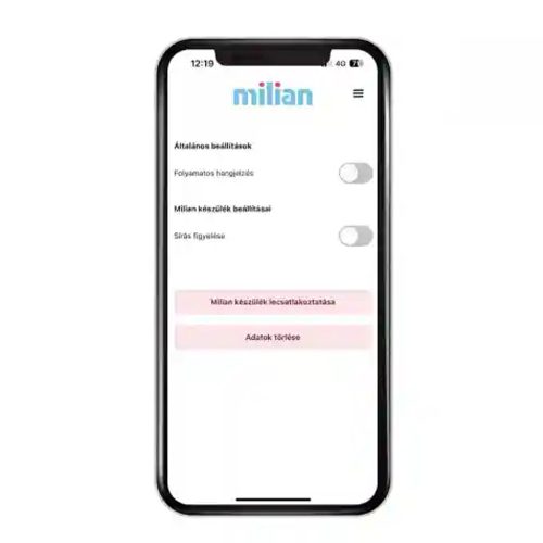 Milian légzésfigyelõ PRO Bluetooth Plus 3db érzékelõlappal