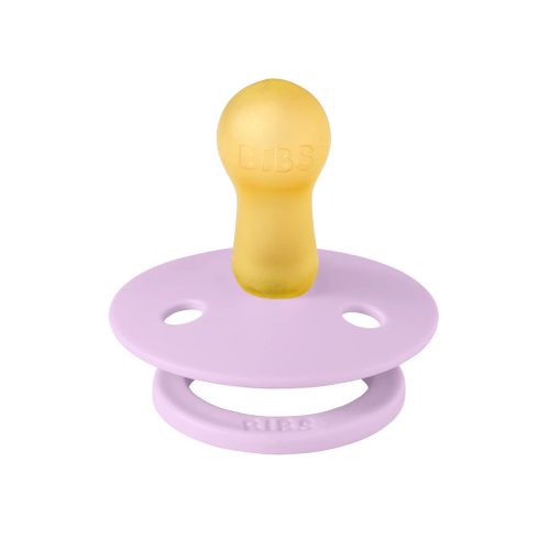 BIBS játszócumi - Studio Katica Colour natúr kaucsuk 6-18 hó viola 1db tasakban