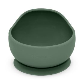   PETITE&MARS Szilikon tál tapadókoronggal TAKE&MATCH Misty Green 6m+