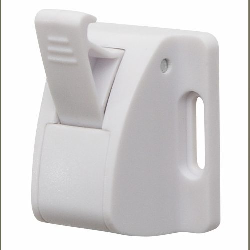 Clippasafe Mágneses fiók-, és szekrényzár 2db  1 kulcs fehér 71/4